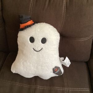 New Halloween Ghost with Witch Hat Pillow